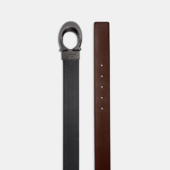 Signature Buckle Cut-To-Size Reversible Belt, 38 Mm